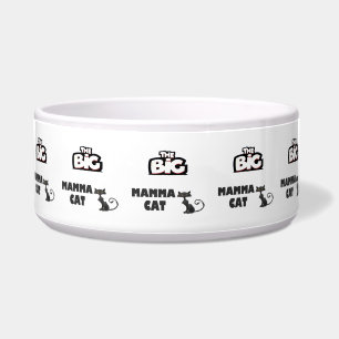 Comedero Gran diseño de mamá para gatos cool
