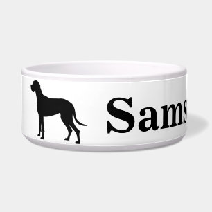 Comedero Gran tazón de perro danés personalizado