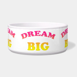 Comedero grande ideal. Texto decorativo de la pendiente