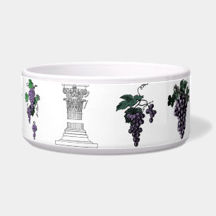 Comedero Grapes Pet Bowl