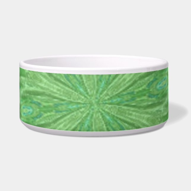 Comedero Green Abstract Pet Bowl (Frente)