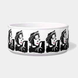 Comedero Greta in Black and White