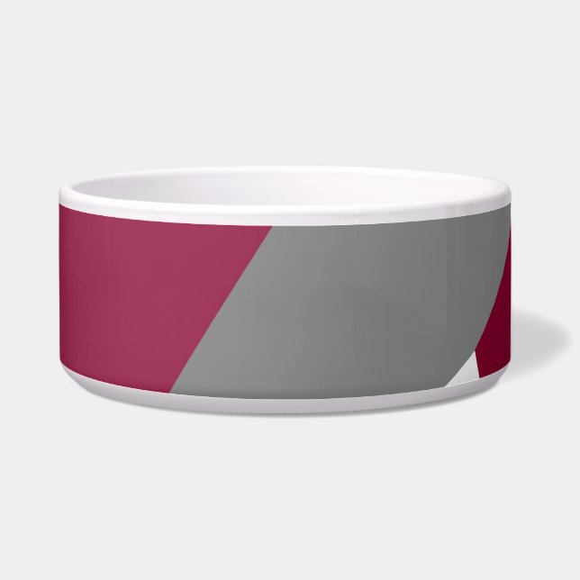 Comedero Gris rosa y blanco (Derecha)