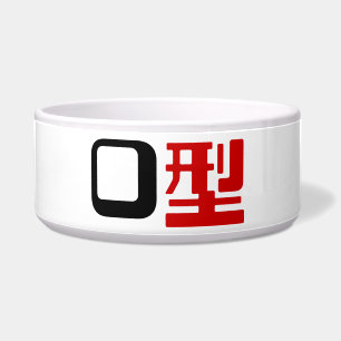 Comedero Grupo Sanguíneo O Kanji Japonés