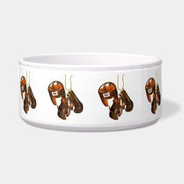 Comedero Guantes de boxeo de época y casco