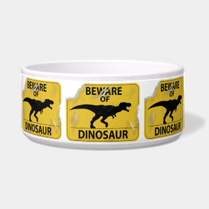 Comedero Guárdese del dinosaurio (dañado)