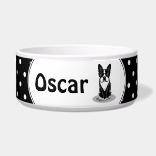 Comedero Guay Boston Terrier con gafas de sol (negro)