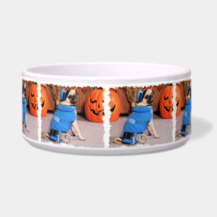 Comedero Halloween - barro amasado - QuaziMoto - Stephanie