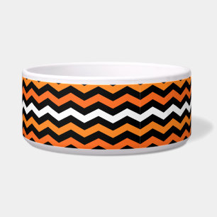 Comedero Halloween Chevron Stripe Bowl