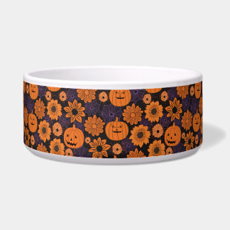Comedero Halloween floral