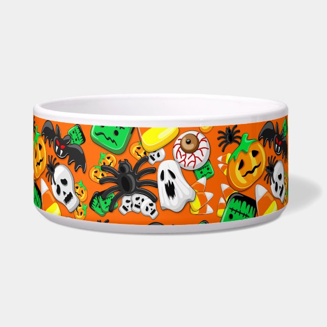 Comedero Halloween Spooky Candies Fiesta (Frente)