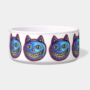 Comedero Halloweeniens de cosecha de gatos azules