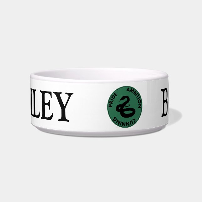 Comedero Harry Potter | Rasgos de la casa SLYTHERIN™ Gráfic (Frente)