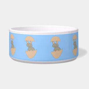 Comedero Hatching de conejito del huevo Weird Dog Bowl