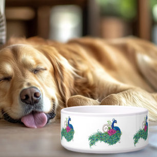 Comedero Henna de flor de Lotus azul Peacock