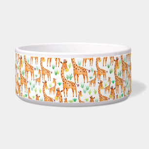 Comedero Hermosa acuarela Giraffe Animal