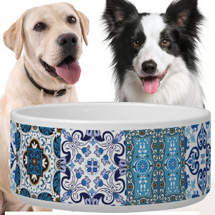 Comedero 🤩 Hermosa mezcla de perro de Azulejos