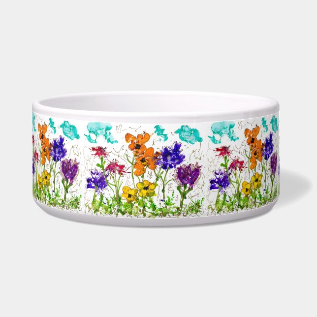 Comedero Hermoso Mascota Desh "Jardín de la Paz" (Frente)