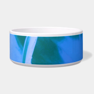 Comedero Hermoso tazón de tulipano azul