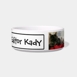 Comedero Hey Wanna Dog o Cat Bowl de RoseWrites