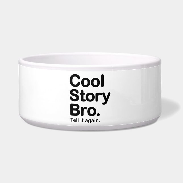 Comedero Historia fresca Bro. Dígalo otra vez (Frente)