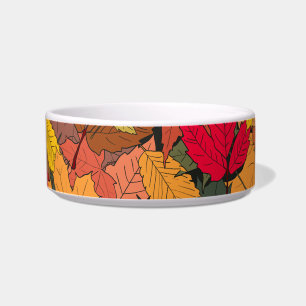 Comedero Hojas de otoño coloridas