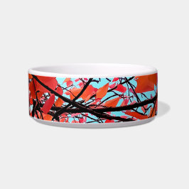 Comedero Hojas rojas