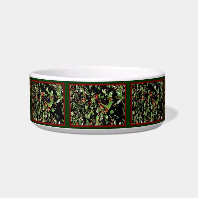 Comedero Holly & Berries Pet Bowl (Frente)