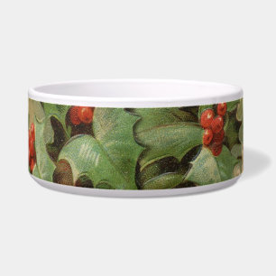 Comedero Holly Tree Navidades Holiday Vintage