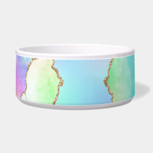Comedero Holo Agate   Mármol falso irlandés Pastel Ombre