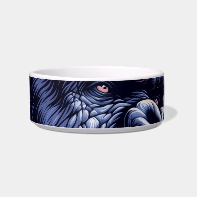 Comedero Home/Kitchen Angry Gorilla Lessons Learn Pet Bowl (Frente)