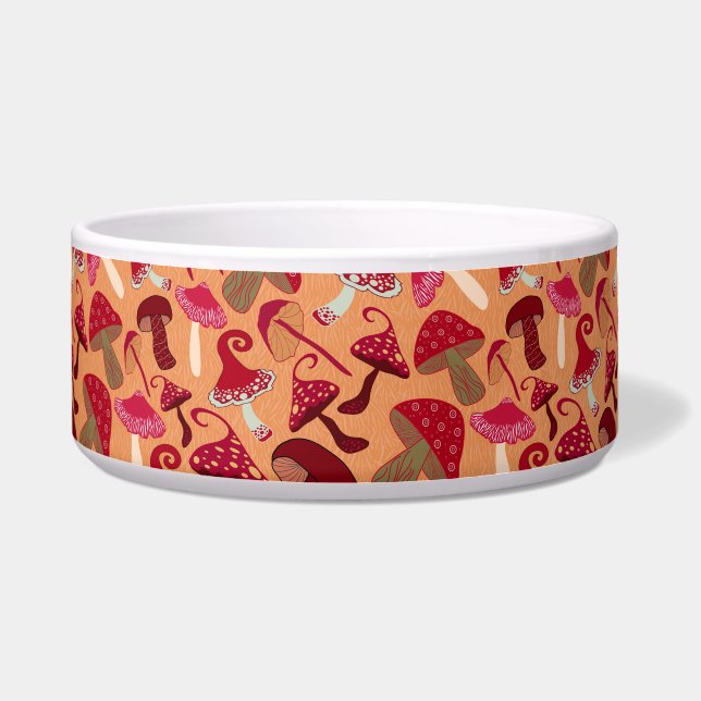 Comedero Hongos Cute (Frente)