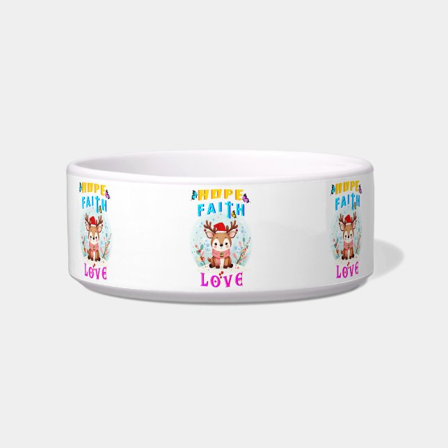 Comedero Hope Faith Love (Frente)