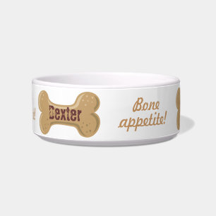 Comedero Hot Diggity_Bone Appetite_personalized Dog Bone