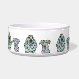 Comedero Hound Dog and Labrador Dog Bowl