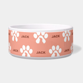Comedero Huella de Garra Perro Personalizado