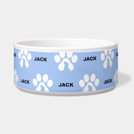 Comedero Huella de Mascota Perro Personalizado