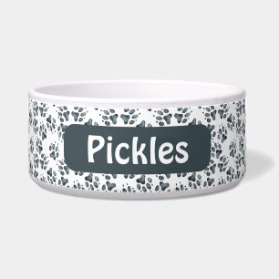 Comedero Huellas de perro personalizadas