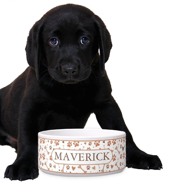 Comedero Huellas y huesos personalizados (Subido por el creador)