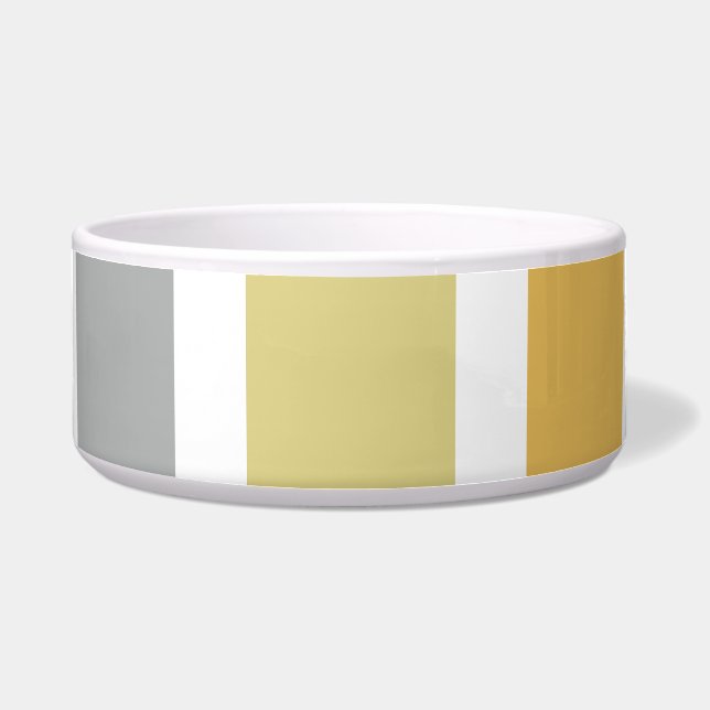 Comedero Hues Metalizado de bronce dorados (Frente)