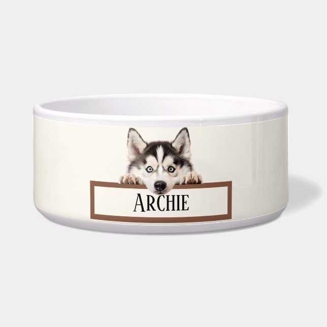 Comedero Husky Siberian (Frente)