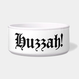Comedero ¡Huzzah! {Tipografía medieval}