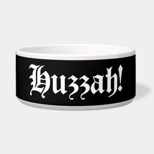 Comedero ¡Huzzah! {Tipografía medieval}