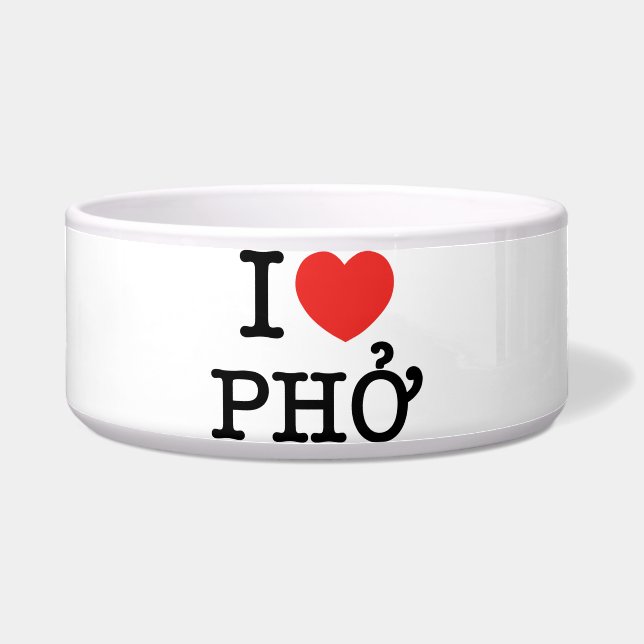 Comedero I Heart (Love) Pho (Frente)