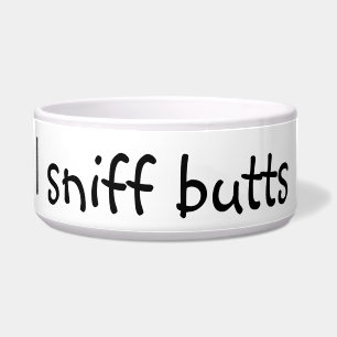Comedero I Sniff Butte Funny Mascota de Perro Humor