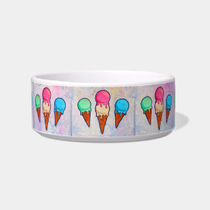 Comedero Ice Cream Cones Pet Bowl