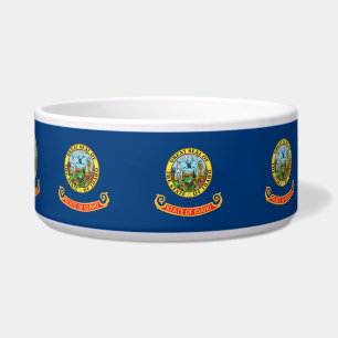 Comedero Idaho State Flag Pet Bowl