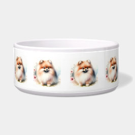 Comedero Ilustracion cutáneo de pomerania