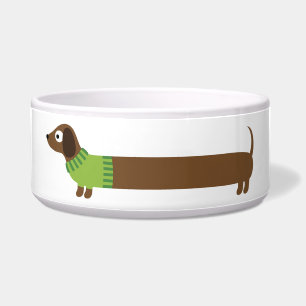 Comedero Ilustracion de Cute Long Dachshund