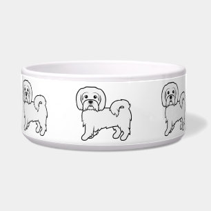 Comedero Ilustración de perro de dibujos animados lindo Cot